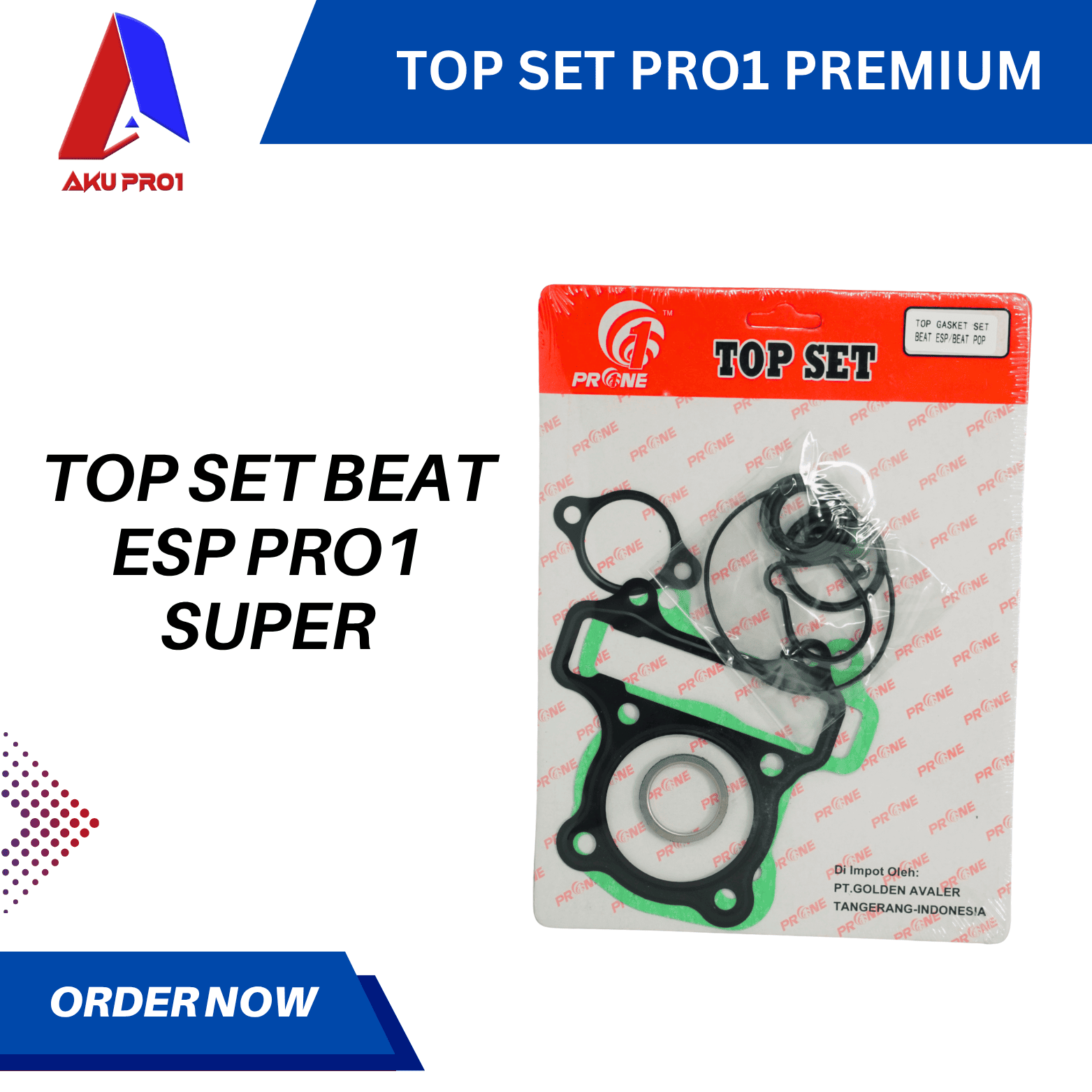 TOP SET / TOPSET BEAT ESP GASKET PAKING PRO1 SUPER