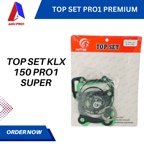 TOP SET / TOPSET KLX 150 / D-TRACKER 150 GASKET PAKING PRO1 SUPER
