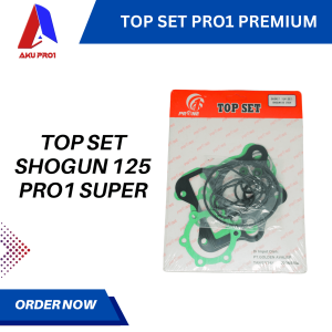 TOP SET / TOPSET SHOGUN 125 (NO OIL SEAL) GASKET PAKING PRO1 SUPER