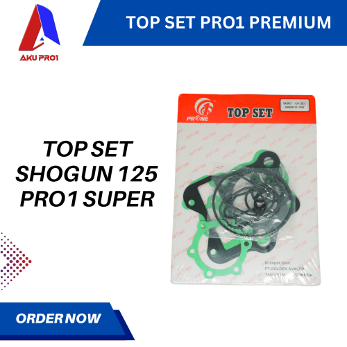 TOP SET / TOPSET SHOGUN 125 (NO OIL SEAL) GASKET PAKING PRO1 SUPER