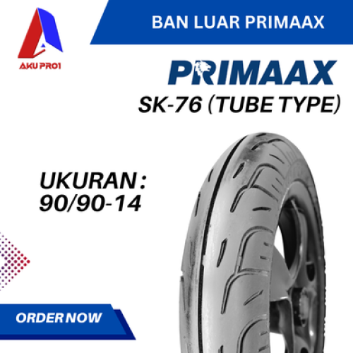 BAN LUAR SK76 UKURAN 90/90-14 (THOR) – BAN MOTOR BELAKANG MATIC PRIMAAX
