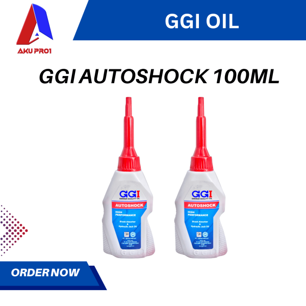 OLI SHOCK ABSORBER GGI AUTOSHOCK / SHOCK BREAKER OIL & HYDRAULIC JACK OIL 100 ML - Gambar 2