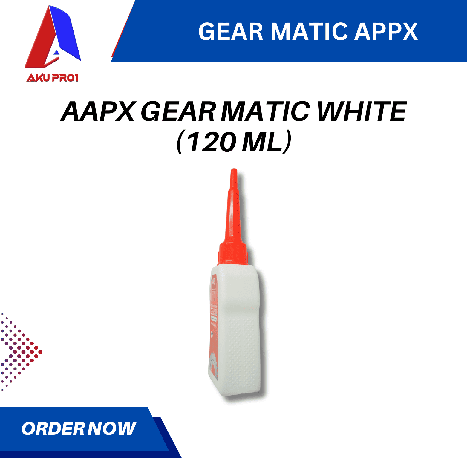 OLI AAPX MATIC GEAR OIL / OLI GARDAN / TRANSMISI SAE 10W-30 API SL (120 ML) - Gambar 3