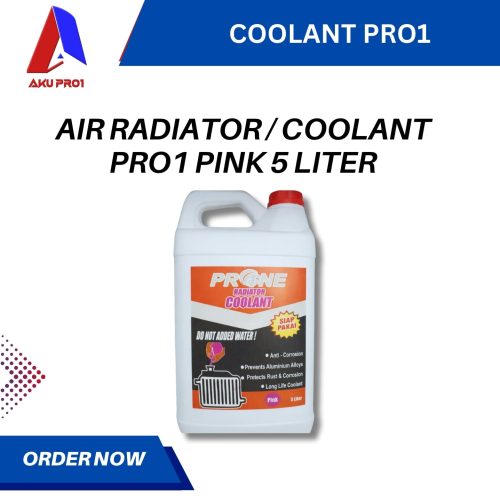 AIR RADIATOR COOLANT PRO1 PINK 5 LITER MOBIL MOTOR