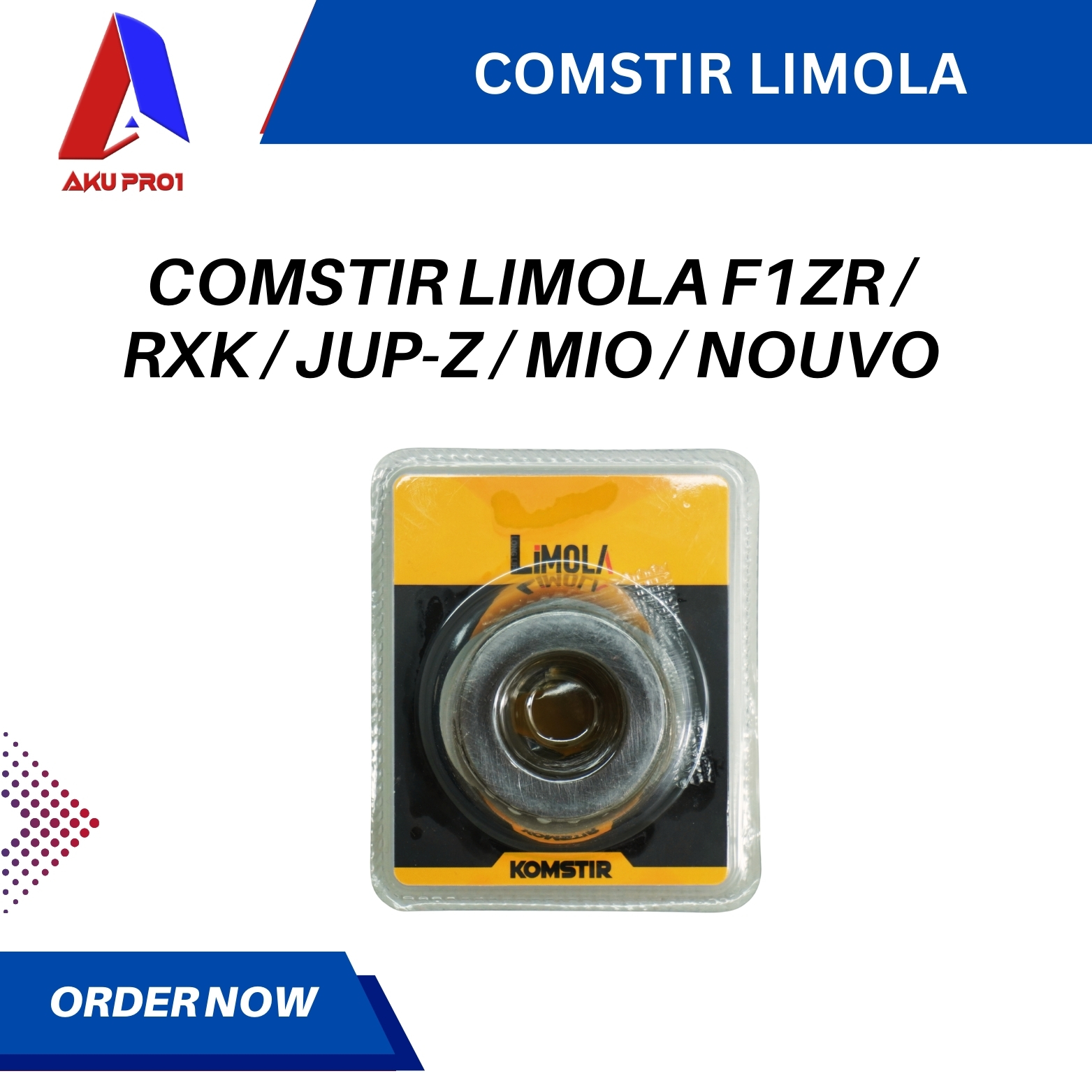 COMSTIR / MANGKOK STANG F1ZR, RXKING, JUPITER, MIO LIMOLA