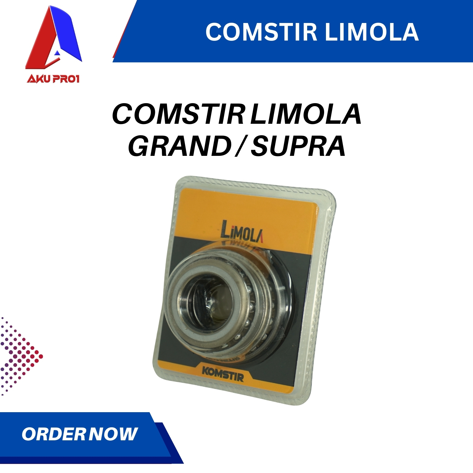 COMSTIR / MANGKOK STANG GRAND, SUPRA, KHARISMA, SUPRA FIT NEW LIMOLA - Gambar 2