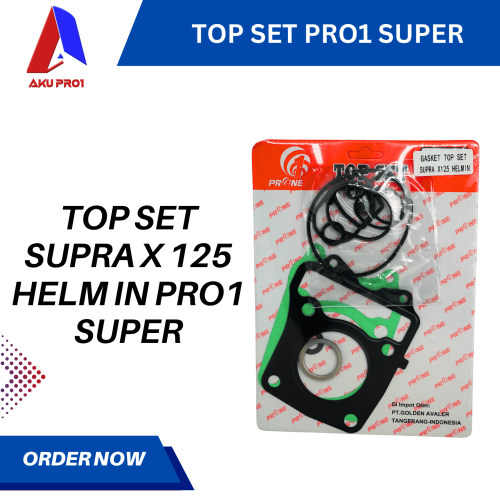 TOP SET / TOPSET SUPRA X 125 HELM IN GASKET PAKING PRO1 SUPER