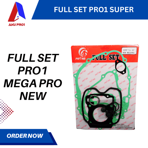 FULL SET / FULLSET MEGAPRO NEW GASKET PAKING PRO1 SUPER